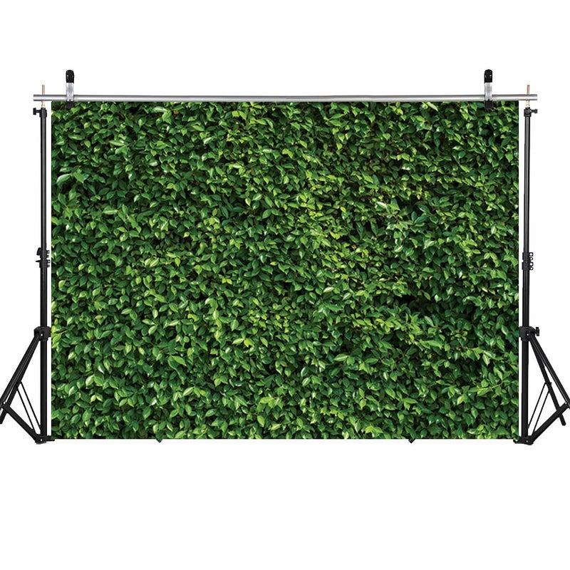 WOLADA Green Leaves Wall Photography Backdrop Nature Scenery Background for Photo Studio Wedding Birthday Party Baby Shower Outdoor Theme Events Props 10x8FT 10923 - Image 2